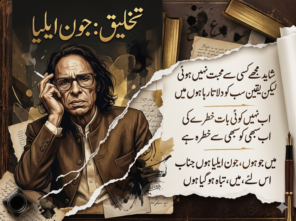 Jaun Elia Shayari 2 Line